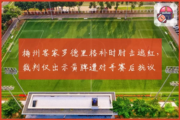 梅州客家罗德里格补时肘击逃红，裁判仅出示黄牌遭对手赛后抗议